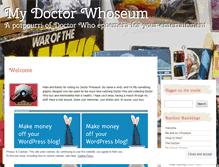 Tablet Screenshot of drwhoseum.com